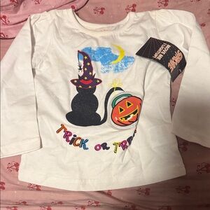 STROBE Halloween Long Sleeve Tee “light up?” Size 24M NWT
